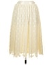 Grace & Lace 100% Polyester Hearts Ivory Formal Skirt Size M - photo 2