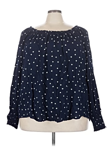 Terra & Sky Long Sleeve Blouse (view 1)