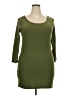 No Boundaries Solid Green Casual Dress Size XXL - photo 1