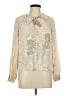 Lovestitch 100% Rayon Ivory Long Sleeve Blouse Size L - photo 1