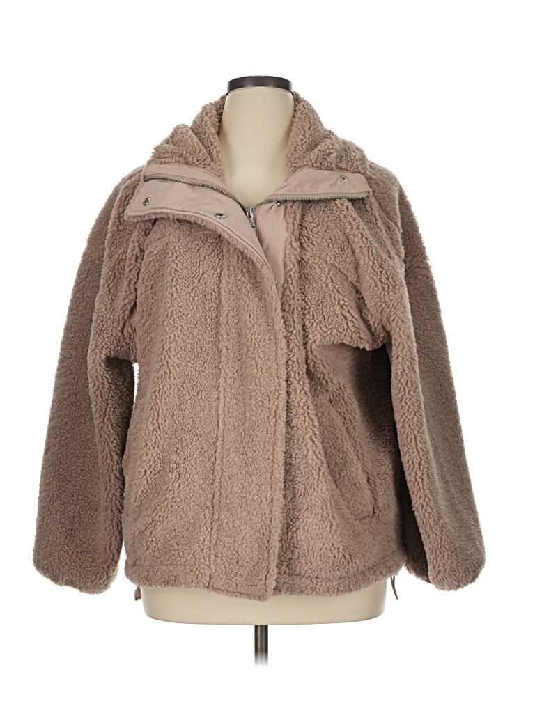 Pre-owned Abercrombie & Fitch Cardigan Sweater In Tan