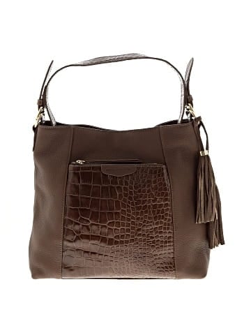 Isaac Mizrahi Leather Shoulder Bag (view 1)