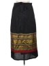 Assorted Brands Graphic Black Casual Skirt One size (estimated) - photo 2
