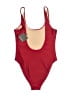 DIXPERFECT Graphic Red One Piece Swimsuit Size L - photo 2