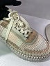 Chloé Plaid Ivory Sneakers Size EU 37 - photo 3