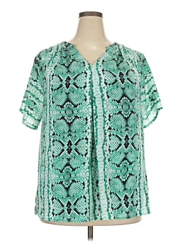 Violet & Claire Short Sleeve Blouse (view 1)