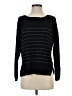 Joie Stripes Black Pullover Sweater Size S - photo 1