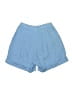 Sleeper 100% Linen Solid Blue Shorts Size S - photo 2