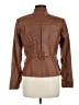 G.I.L.I. 100% Leather Brown Leather Jacket Size 8 - photo 2