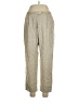 Assorted Brands 100% Linen Chevron-herringbone Gray Linen Pants Size L - photo 1