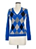 J.Crew Argyle Blue Wool Pullover Sweater Size M - photo 1