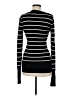 Wet Seal Stripes Black Pullover Sweater Size M - photo 2
