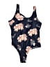 Unbranded Floral Blue One Piece Swimsuit Size 2XL - photo 1