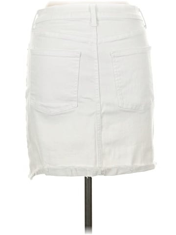Cosmic Blue Love Denim Skirt (view 2)