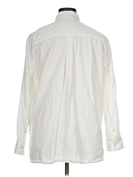 Madewell White Oversized Ex-Boyfriend Shirt (view 2)