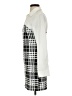 Unbranded 100% Polyester Houndstooth White Casual Dress Size S - photo 5