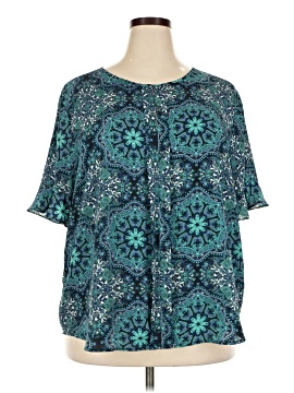 Van Heusen Short Sleeve Blouse
