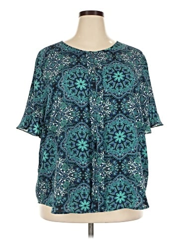 Van Heusen Short Sleeve Blouse (view 1)