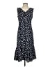 Talbots Polka Dots Blue Casual Dress Size 4 - photo 1