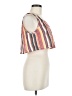 Shein Orange Sleeveless Blouse Size 6 - photo 4
