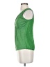 Max Studio 100% Linen Green Sleeveless T-Shirt Size XS - photo 5