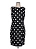 Alyx Polka Dots Black Cocktail Dress Size 12 - photo 1