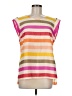 The Limited 100% Polyester Stripes Orange Sleeveless Blouse Size M - photo 1