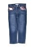 BLUE iNK Floral Blue Jeans Size 4T - photo 1