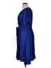 DKNY 100% Polyester Blue Casual Dress Size 16 - photo 5