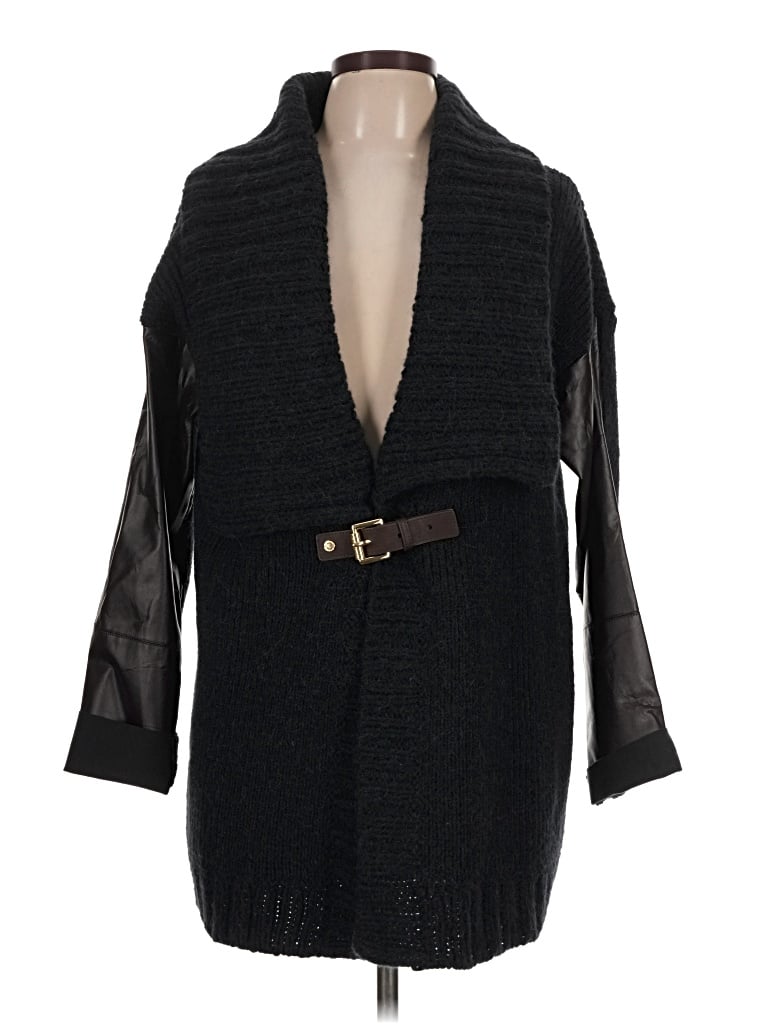Pre-owned Michael Michael Kors Cardigan Sweater In Black