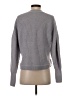 Aqua Solid Gray Pullover Sweater Size S - photo 2