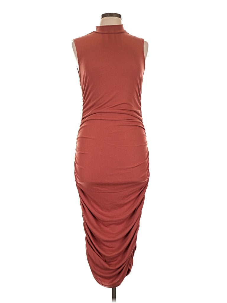 Pre-owned Shein Cocktail Dress In Brown