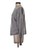 Aqua Solid Gray Pullover Sweater Size S - photo 5