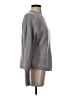 Aqua Solid Gray Pullover Sweater Size S - photo 4