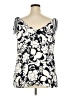 CAbi 100% Polyester Black Sleeveless Blouse Size XXL - photo 2