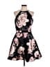 Xscape Floral Black Cocktail Dress Size 12 - photo 1