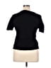 Bebe Black Short Sleeve Top Size XL - photo 2