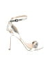Guess Silver Sandals Size 7 1/2 - photo 1