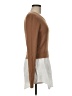 Veronica Beard 100% Merino Wool Brown Pullover Sweater Size M - photo 4