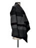 Theory Plaid Gray Wool Coat Size S - photo 4