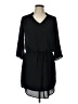 Unbranded Solid Black Casual Dress Size L (estimated) - photo 1