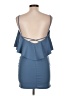 Symphony Solid Blue Cocktail Dress Size L - photo 2