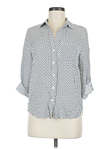 Velvet Heart 3/4 Sleeve Button-Down Shirt (view 1)