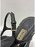 Burberry 100% Leather Black Wedges Size EU 38 - photo 5