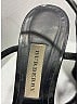 Burberry 100% Leather Black Wedges Size EU 38 - photo 3