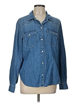 Gap Long Sleeve Button-Down Shirt (view 1)