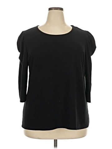 Lane Bryant 3/4 Sleeve T-Shirt (view 1)