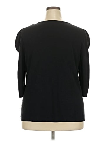 Lane Bryant 3/4 Sleeve T-Shirt (view 2)