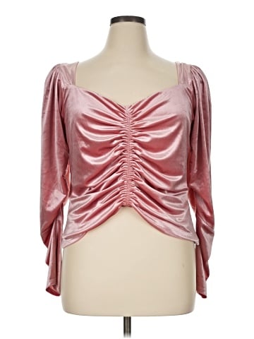 Express 3/4 Sleeve Blouse (view 1)
