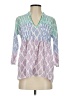 Roberta Roller Rabbit 100% Cotton Purple 3/4 Sleeve Blouse Size XS - photo 1